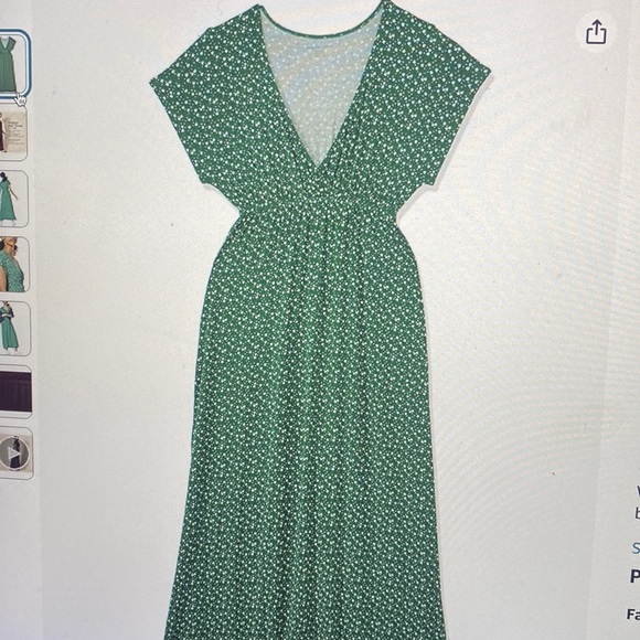 Adorable maxis in Green flowered, Black, Burgundy and also Charcoal Heather. - Picture 1 of 1